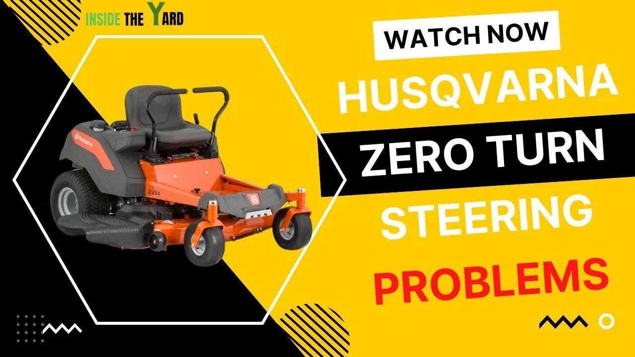husqvarna riding mower steering problems