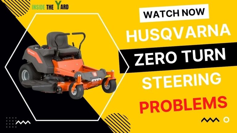 Husqvarna Zero Turn Steering Problems Solve With Simple Steps YouTube
