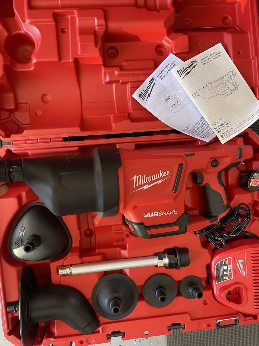 Milwaukee M12 Drain Cleaning Air Gun Kit 2572B 21 For Sale Online EBay