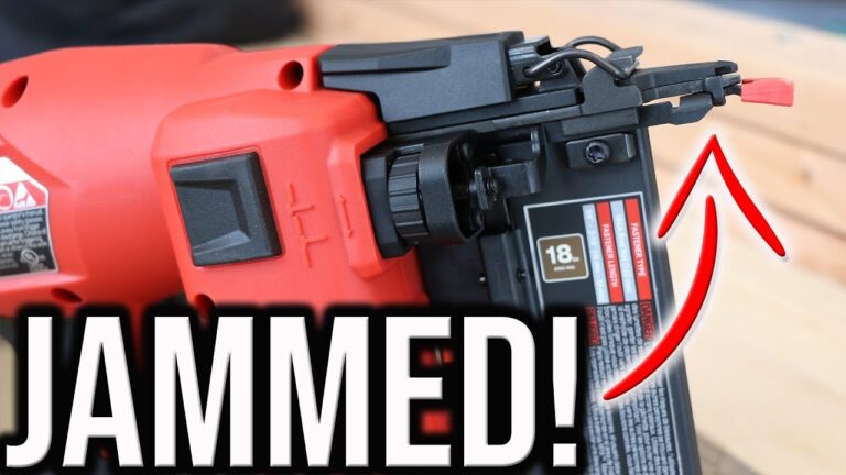 Milwaukee M18 FUEL Gen 2 Brad Nailer Is Jammed What Next YouTube