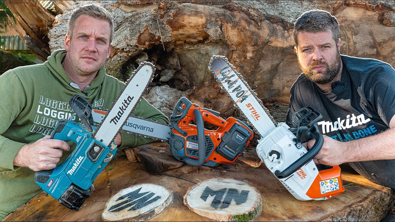 PRO Battery Top Handle Chainsaws STIHL MSA220T Vs Husqvarna T540iXP Vs Makita UC003G YouTube