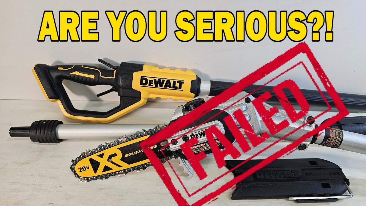 The SHOCKING TRUTH About DeWalt s 20V Pole Saw YouTube