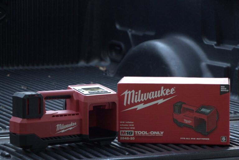 Tool Review Milwaukee M18 Tire Inflator Shop Press