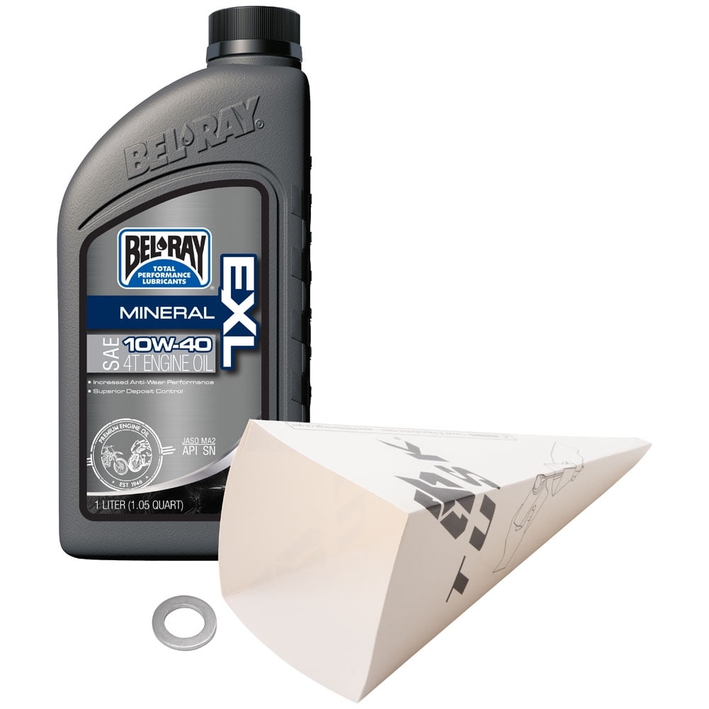 Tusk 2 Stroke Transmission Oil Change Kit Compatible With Bel Ray EXL 10W 40 For Husqvarna TC 125 Fuel Injected 2023 2026 Walmart